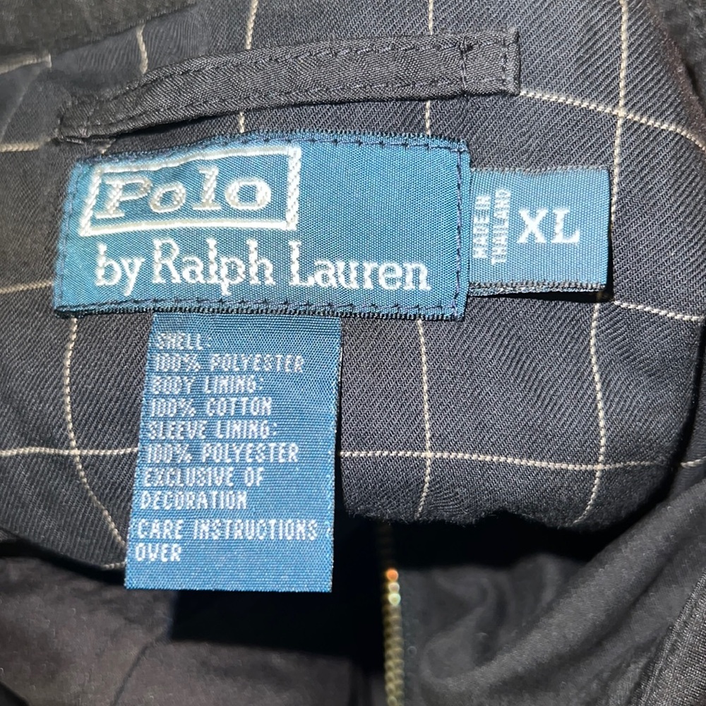 Vintage Polo Ralph Lauren Jacket suede material sz XL/ M - Picture 2 of 5